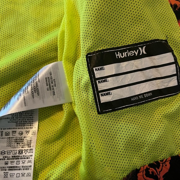 Hurley Multicolor Kids Size Small Hooded Light Jacket - Picture 4 of 6